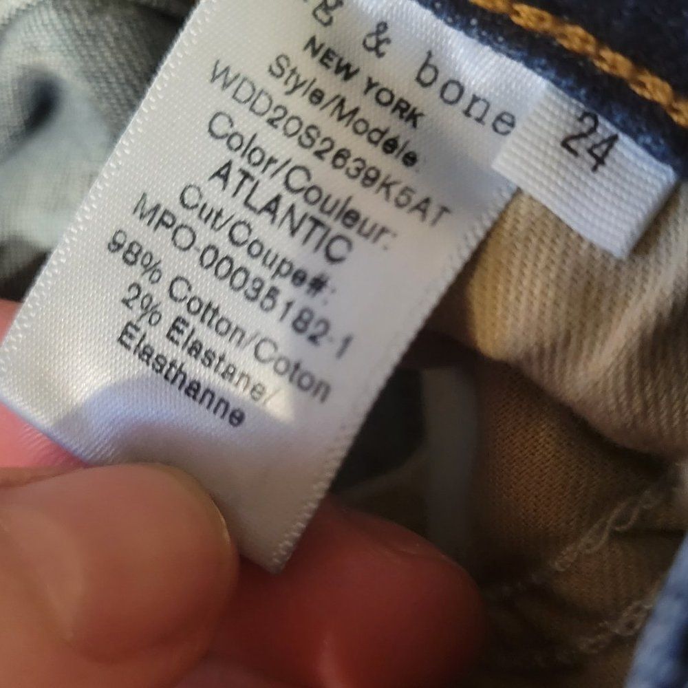 Rag & Bone Skinny Jeans size 24 - Picture 9 of 9
